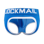 2 Pack Men's Sexy Cheeky Ultra-Soft Cotton Low-Rise & Revealing Supportive Jockstraps