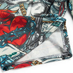 2 Pack Men's Printed High-Stretch Relaxed Fit Sport Activewear Tights