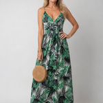 Maravelle | Sleeveless Floral Print Midi Dress