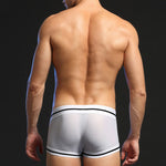 Men's Breathable Mesh Line Trunks with Fly