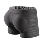 Sponge Cushion Mesh Buttock Boxer Briefs