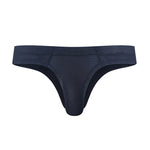 Men's Simple Breathable Mesh Pouch Thong & Strings
