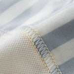 Men's Spliced Striped Mesh Pouch Briefs