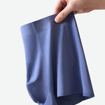 2 Pack Men's Seamless Comfort Stretch Fabric Breathable Modern Fit Solid Color Trunks