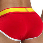 2 Pack Men's Middle-Rise Cotton Sexy Briefs