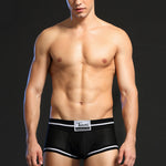 Men's Breathable Mesh Line Trunks with Fly