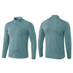 Men's Zip-Up Sports Long Sleeve Shirt