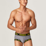 2 Pack Men's Supportive Pouch Low-Rise Trunks