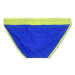 Men's Dual-Tone Swim Briefs with Removable Padding