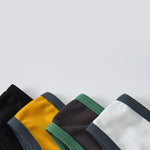 Men's Spliced Striped Mesh Pouch Briefs