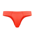 Men's Simple Breathable Mesh Pouch Thong & Strings