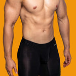 2 Pack Men's Trendy Breathable Ice Silk Boxer Briefs