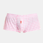 Plaid 100% Cotton Men's Soft Trunks