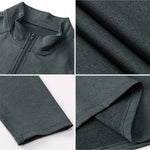 Men's Zip-Up Sports Long Sleeve Shirt