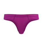 Men's Simple Breathable Mesh Pouch Thong & Strings