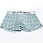 2 Pack Men's Thin & Breathable for Home & Sleep Plaid Boxers