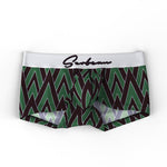 2 Pack Men's Fade-Resistant Printed Skin-Friendly Cooling Airflow Trunks