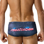 Men's Low-Rise Stylish Animal Print Swim Briefs