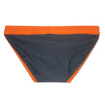 Men's Dual-Tone Swim Briefs with Removable Padding