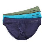2 Pack Men's Comfortable Cotton Large Pouch Sports Bikini