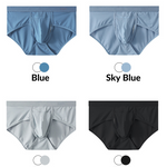 4 Pack Men's Large Pouch Separation Ice Silk Briefs