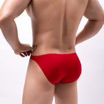 3 Pack Men's Sexy Comfortable Large Pouch Bikini
