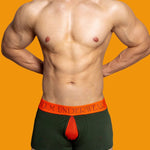 2 Pack Men's Mesh Transparent Open-Cut Cotton Mesh Trunks