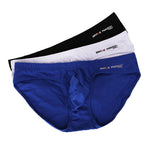 2 Pack Men's Comfortable Cotton Large Pouch Sports Bikini