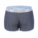 2 Pack Men's Silky Touch Skin-Friendly Chafe-Free Design Boxers Shorts