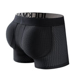 Sponge Cushion Mesh Buttock Boxer Briefs