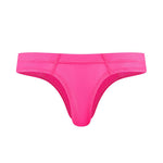 Men's Simple Breathable Mesh Pouch Thong & Strings