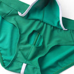 3 Pack Men's Breathable Separate Pouch Low-Rise Briefs with Openable Front Pouch
