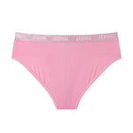 2 Pack Men's Sporty Letter Print Supportive Low-Rise Ice Silk Skin-Friendly Bikini