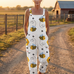 Xanthia | Bee Flower Jumpsuit