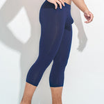 Men's U Convex 3/4 Length Modal Compression Pants