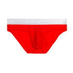3 Pack Men's Ultra-Thin Ice Silk Briefs with Separation Pouch and Breathable Cooling Comfort