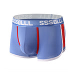 3 Pack Men's Mid-Rise Ice Silk Mesh Trunks