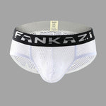 3-pack Men's Sexy Star Mesh Breathable Hollow U-shaped Convex Pouch Briefs