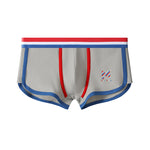3 Pack Men's Solid Color Mid-Rise Breathable Antibacterial Sporty Cut Trunks