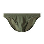 3 Pack Men's Sexy Solid Color Breathable Comfy Waistband Soft Briefs