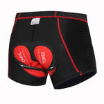 Men's Foam & Silicone Gel Padding High-Stretch Cycling Style Activewear Tights