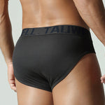 2 Pack Men's Ultra-Soft Cotton Mid-Rise Sporty Cut Seamless Comfort Bikini