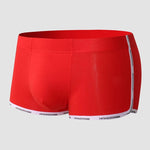 Men’s Letter Trim Applique Cotton Trunks