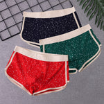 4-pack Men's Starry Sky Pure Cotton Personality Trendy Youth Boxer Briefs