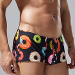 2 Pack Men's Cotton Casual Trunks Underwear
