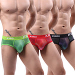 3 Pack Men's Sexy Trendy Comfortable Breathable Briefs
