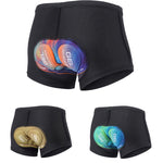 Men's Sporty Silicone Gel Padding Quick-Dry & Gradient Color Activewear Tights