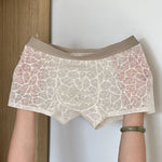 3 Pack Men's Ice Silk Breathable Lightweight 10A Antibacterial Lace Trunks