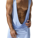 Men's Sleeveless Homewear Gym Jumpsuit