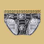 4 Pack Men's Soft & Thin Cooling Touch Playful Prints Briefs
